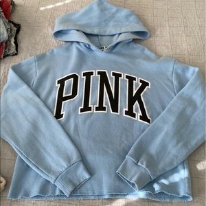 VS pink cropped hoodie